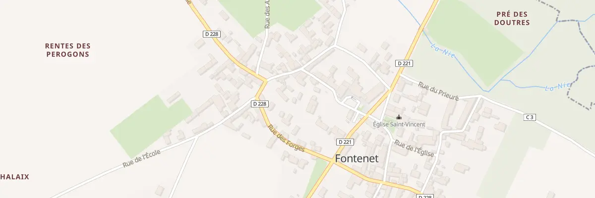 Plan du 13 Rue des Marais à Fontenet