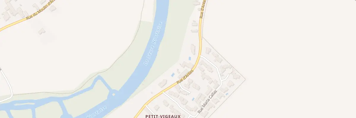 Plan du 185B Rue d’Antes à Niort