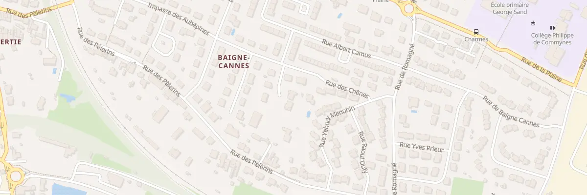 Plan du 3 Imp des Aulnes à Niort