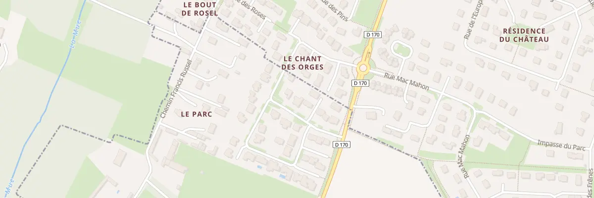 Plan du 11 Rue des Rochambelles à Rosel