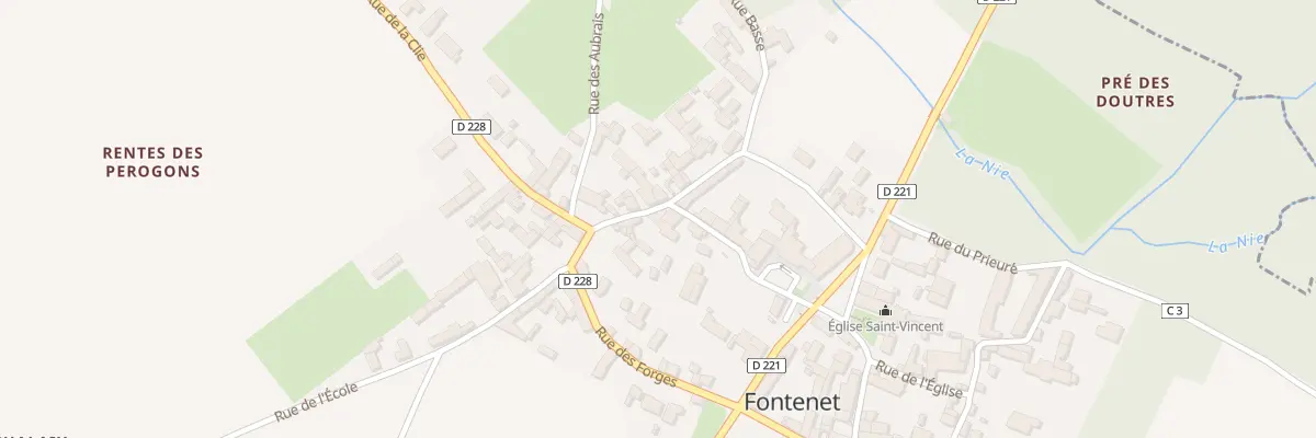 Plan du 9 Rue des Marais à Fontenet