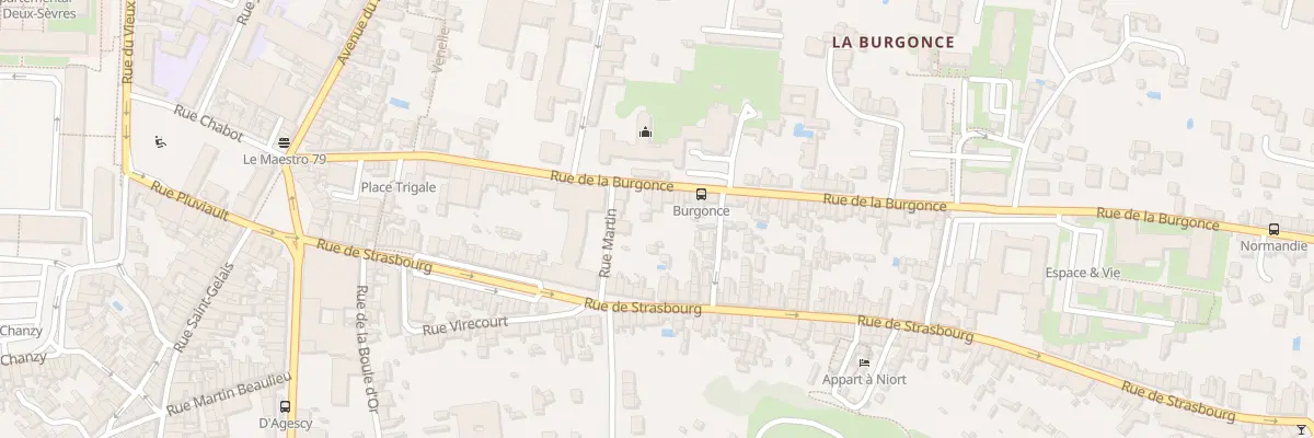 Plan du 54 Rue de la Burgonce à Niort