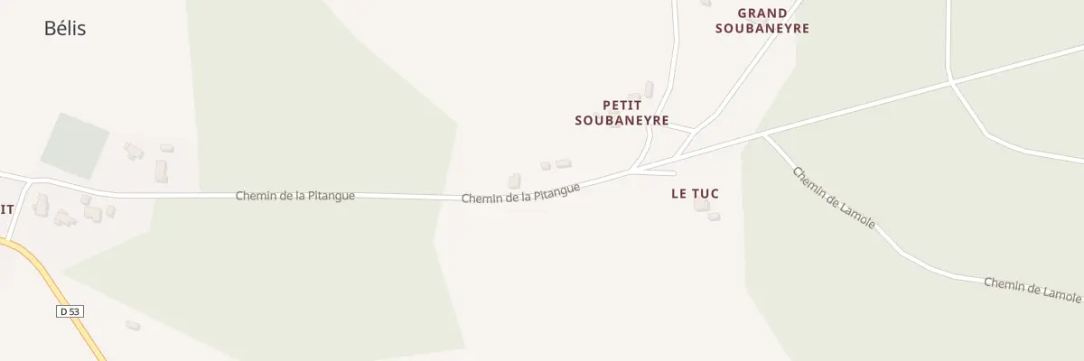 Plan du 19 Soubaneyre à Bélis