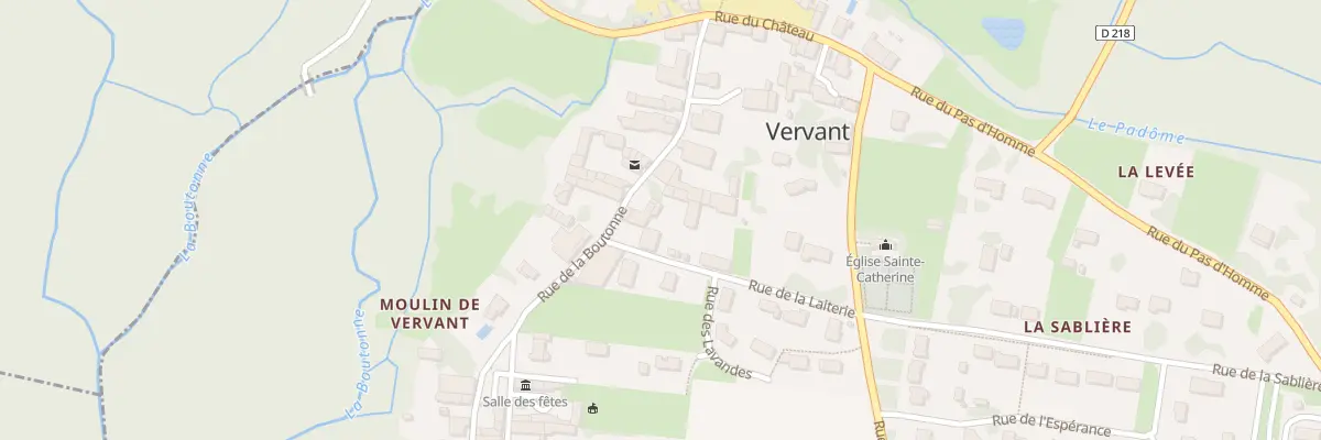 Plan du 1 Rue de la Laiterie à Vervant