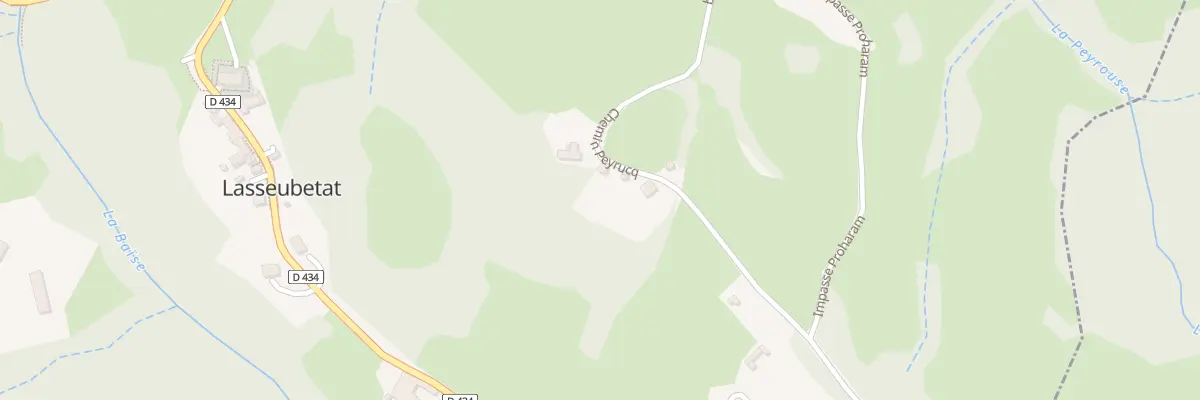 Plan du 45 Che Peyrucq à Lasseubetat