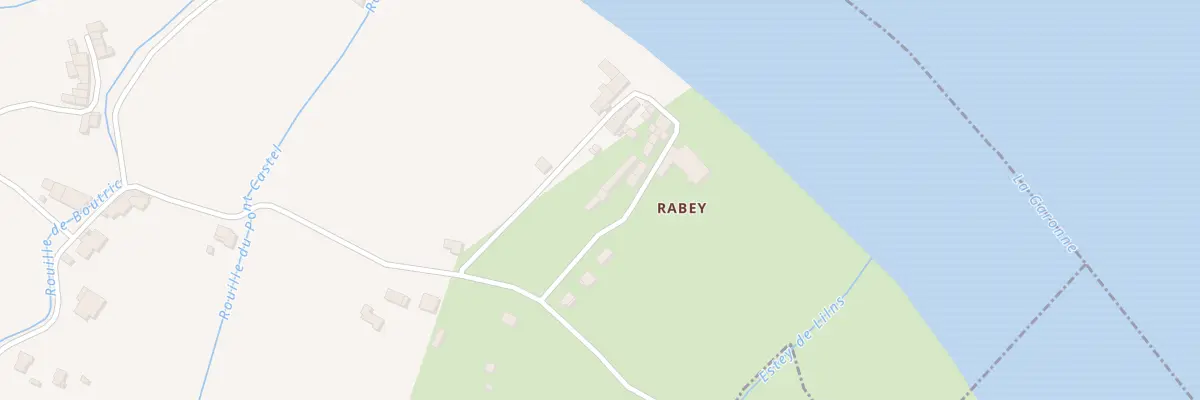 Plan du 24 Rte du Rabey à Isle-Saint-Georges