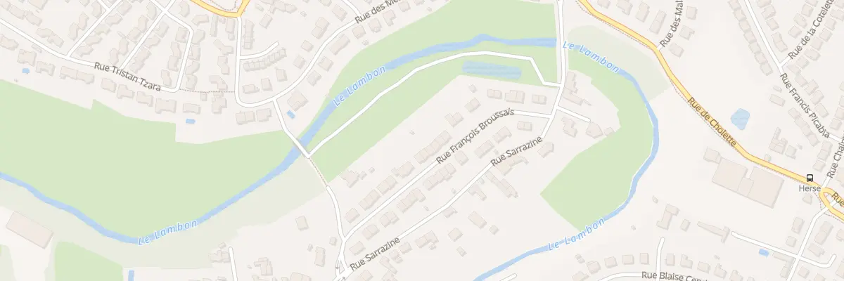 Plan du 21 Rue François Broussais à Niort