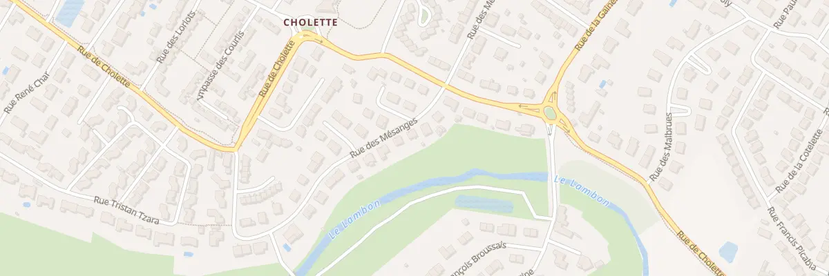 Plan du 34 Rue des Mésanges à Niort