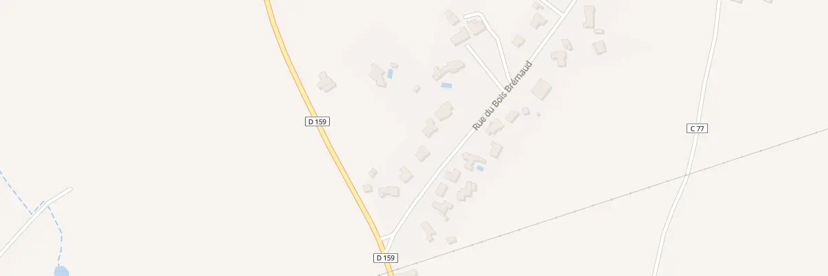 Plan du 7 Rue du Bois Bremaud Chambroute à Bressuire