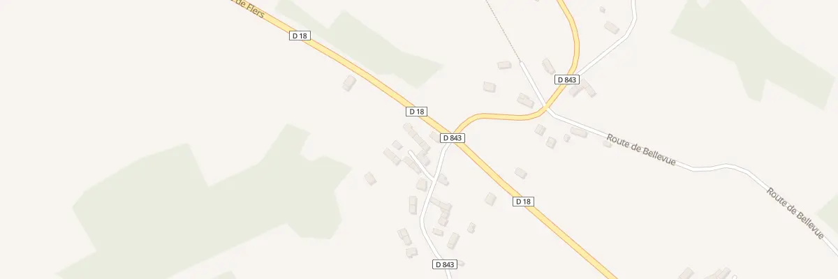 Plan du 90 La Lande à La Coulonche