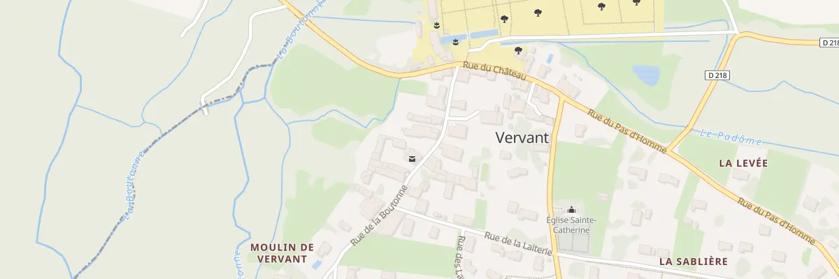 Plan du 10 Rue de la Boutonne à Vervant