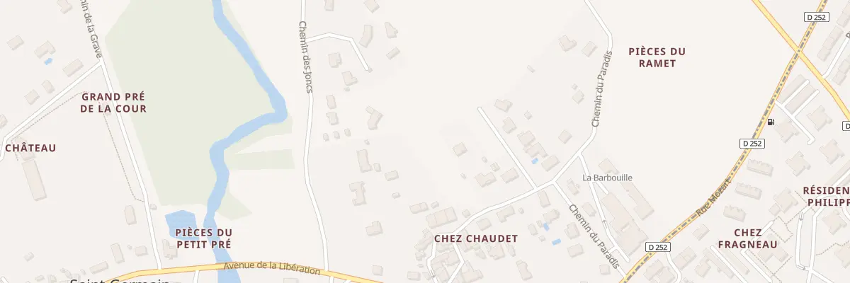 Plan du 7 Chez Chaudet à Saint-Germain-de-Lusignan