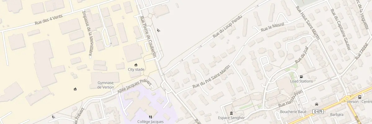 Plan du 5 Rue du Pre St Martin à Verson