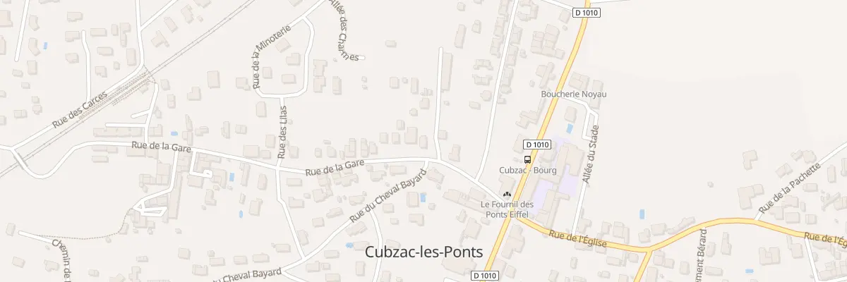 Plan du 5 Rue de la Gare à Cubzac-les-Ponts