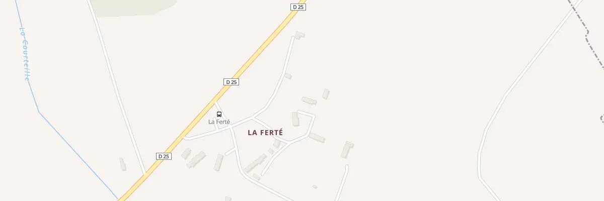 Plan du 5024 La Ferte à Sainte-Honorine-la-Chardonne