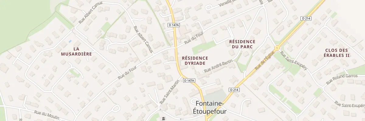 Plan du 14 Rue aux Hervieu à Fontaine-Étoupefour