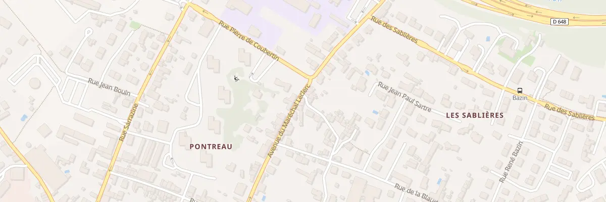 Plan du 138 Rue du Mal Leclerc à Niort