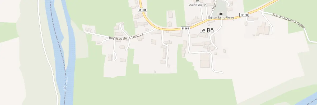 Plan du 8 Imp Henri Thomas au Bô