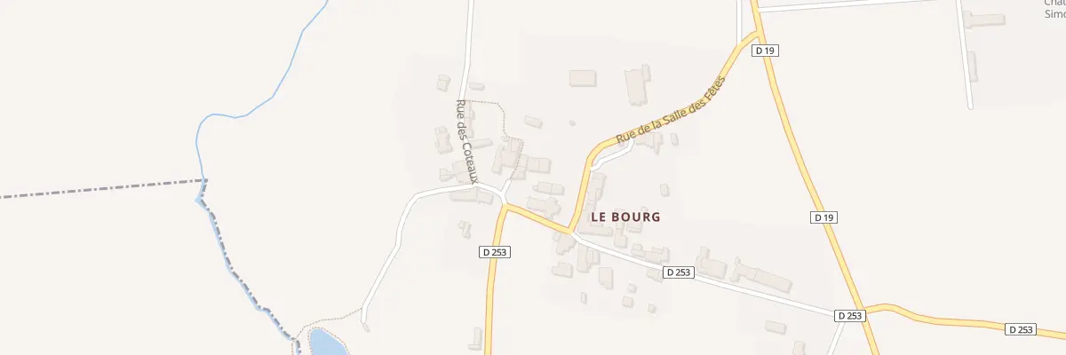 Plan du 2 Pl de l’Eglise à Saint-Simon-de-Bordes