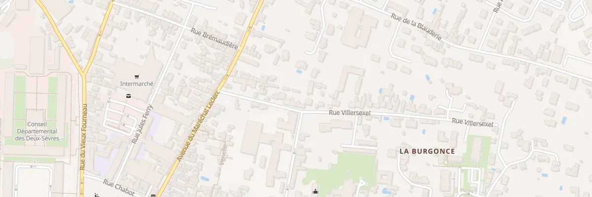Plan du 31 Rue Villersexel à Niort
