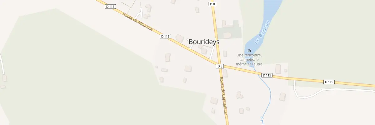 Plan du 37 Le Bourg-Sud à Bourideys