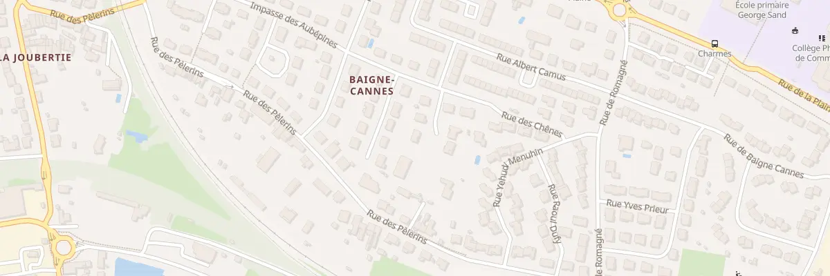 Plan du 6 Imp des Aulnes à Niort