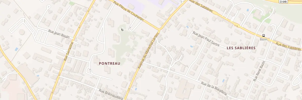 Plan du 132 Rue du Mal Leclerc à Niort