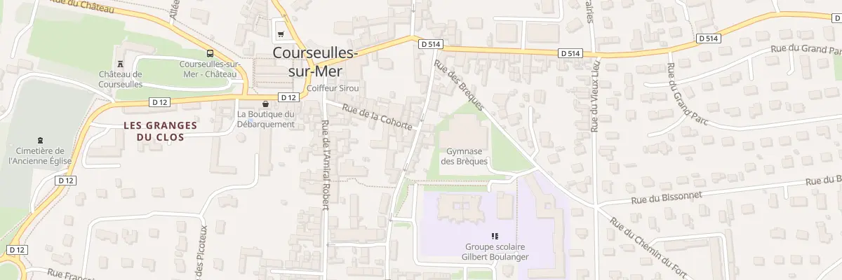 Plan du 11 Rue du Docteur Tourmente à Courseulles-sur-Mer