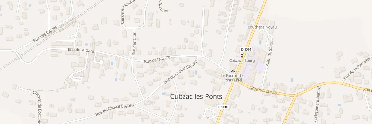 Plan du 1 Rue du Cheval Bayard à Cubzac-les-Ponts