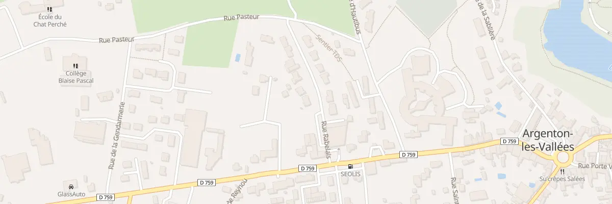 Plan du 5 Rue Rabelais à Argentonnay