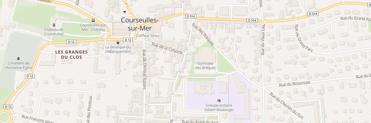 Plan du 13 Rue du Docteur Tourmente à Courseulles-sur-Mer