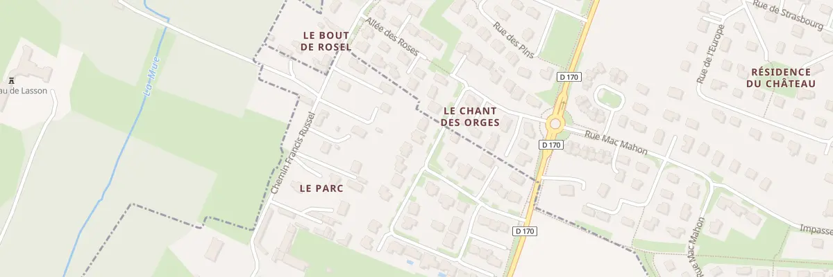 Plan du 16 Rue des Rochambelles à Rosel