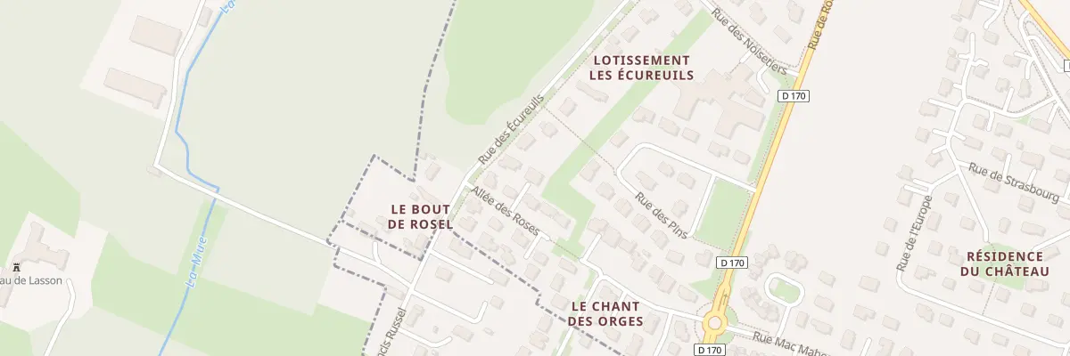 Plan du 1B All des Roses à Cairon