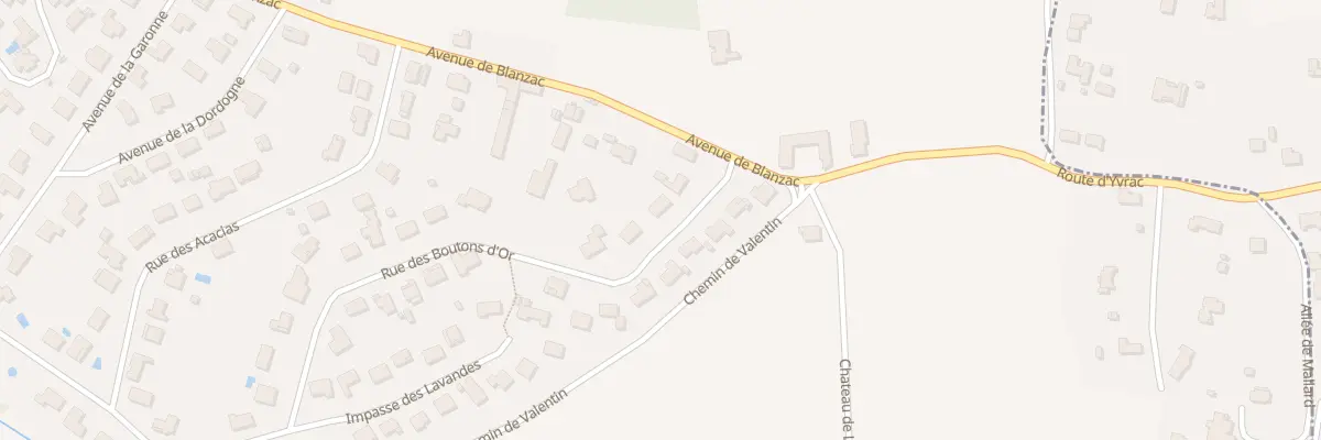 Plan du 429 Blanzac à Yvrac