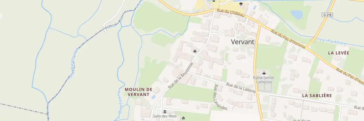 Plan du 14 Rue de la Boutonne à Vervant