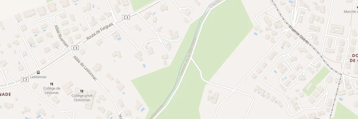 Plan du 108B Rte de Fargues à Carignan-de-Bordeaux