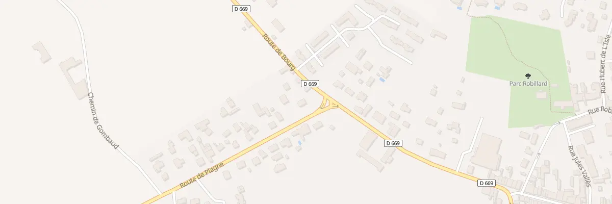 Plan du 45 Rte de Plagne à Saint-André-de-Cubzac
