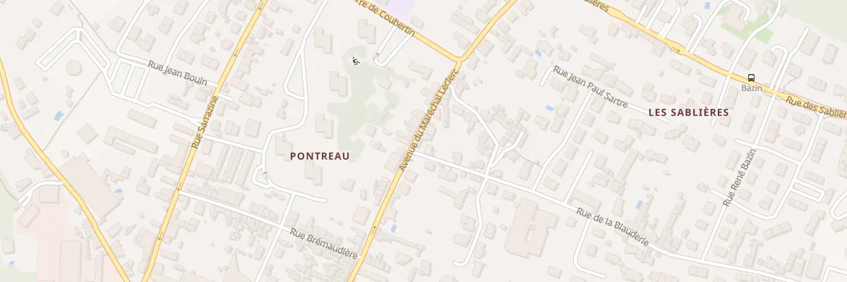 Plan du 120B Rue du Mal Leclerc à Niort