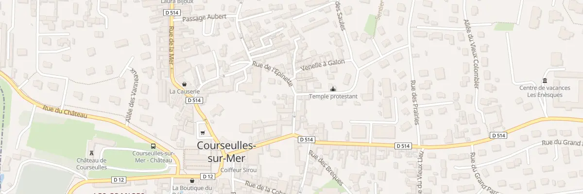 Plan du 9 Rue de l’Epinette à Courseulles-sur-Mer