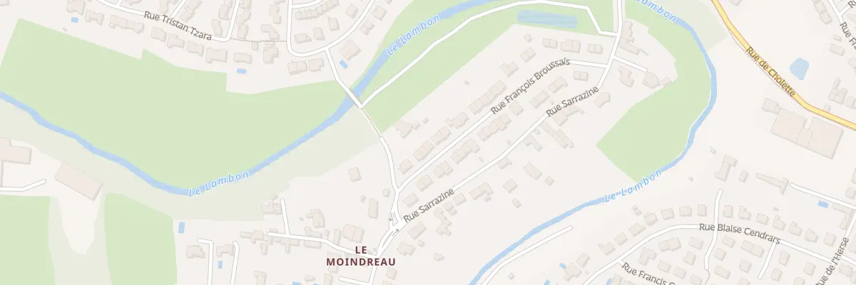 Plan du 7 Rue François Broussais à Niort