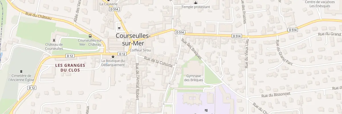 Plan du 6B Rue du Docteur Tourmente à Courseulles-sur-Mer