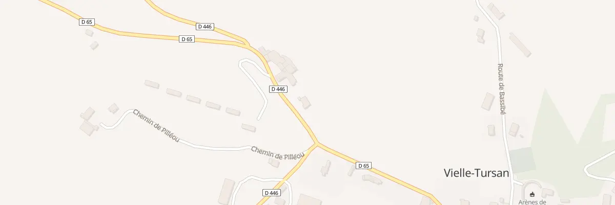 Plan du 139 Rte du Tursan à Vielle-Tursan