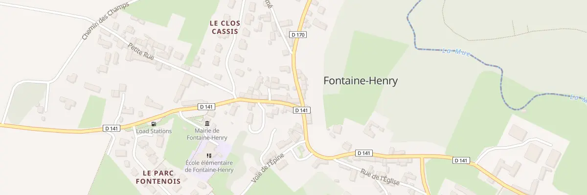 Plan du 2 Rue des Carrias à Fontaine-Henry