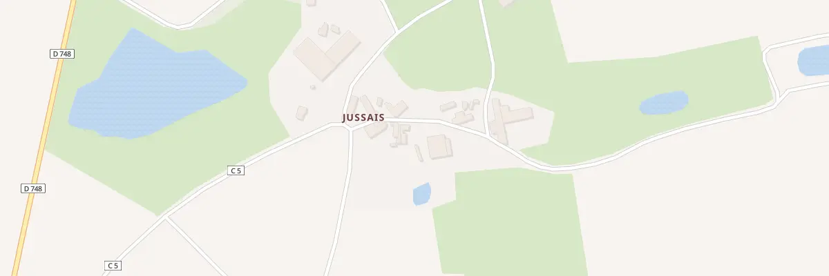 Plan du 5035 Jussais à Saint-Aubin-du-Plain