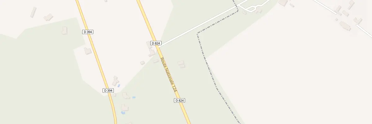 Plan du 1236 Rte Nationale 124 à Grenade-sur-l’Adour