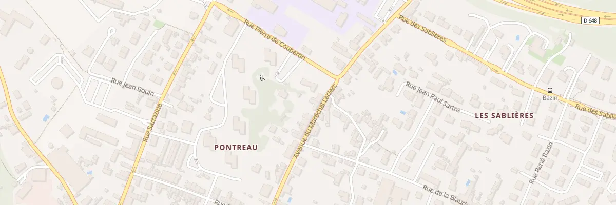 Plan du 147 Rue du Mal Leclerc à Niort
