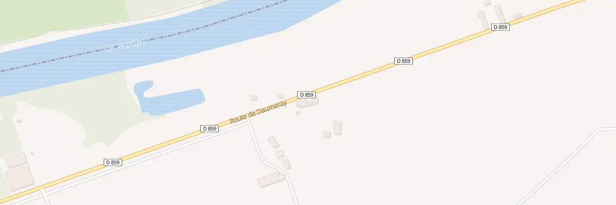 Plan du 1440 Rte de Daumeray à Étriché