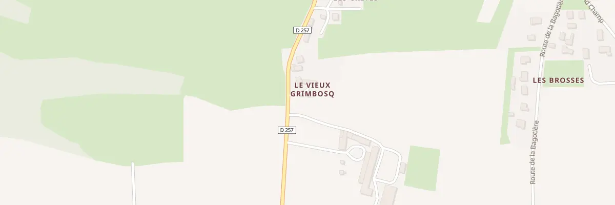 Plan du 545 Rte de la Vallée de l’Orne à Grimbosq