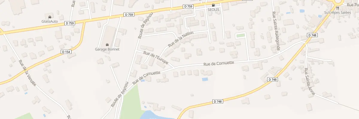 Plan du 28 Rue de Cornuette à Argentonnay