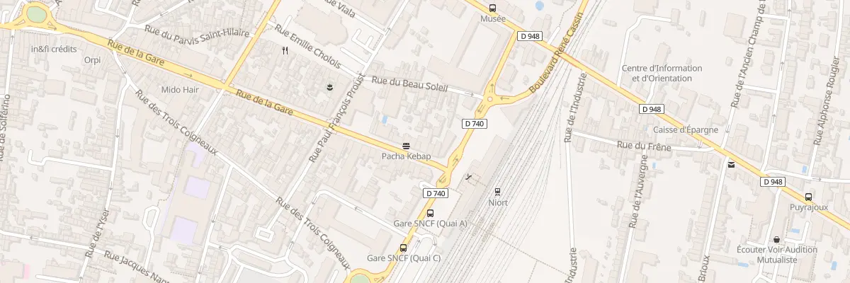 Plan du 113 Rue de la Gare à Niort